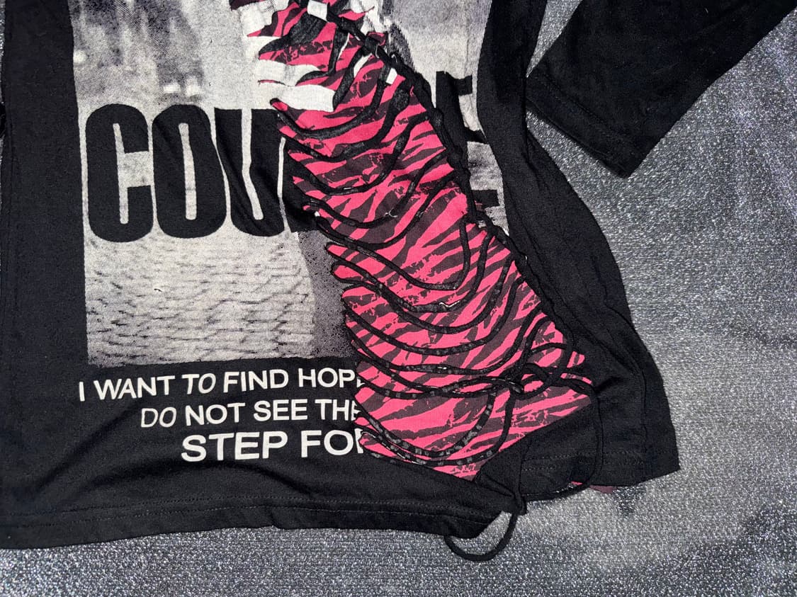 Punk zebra layered cody set 상품이미지3