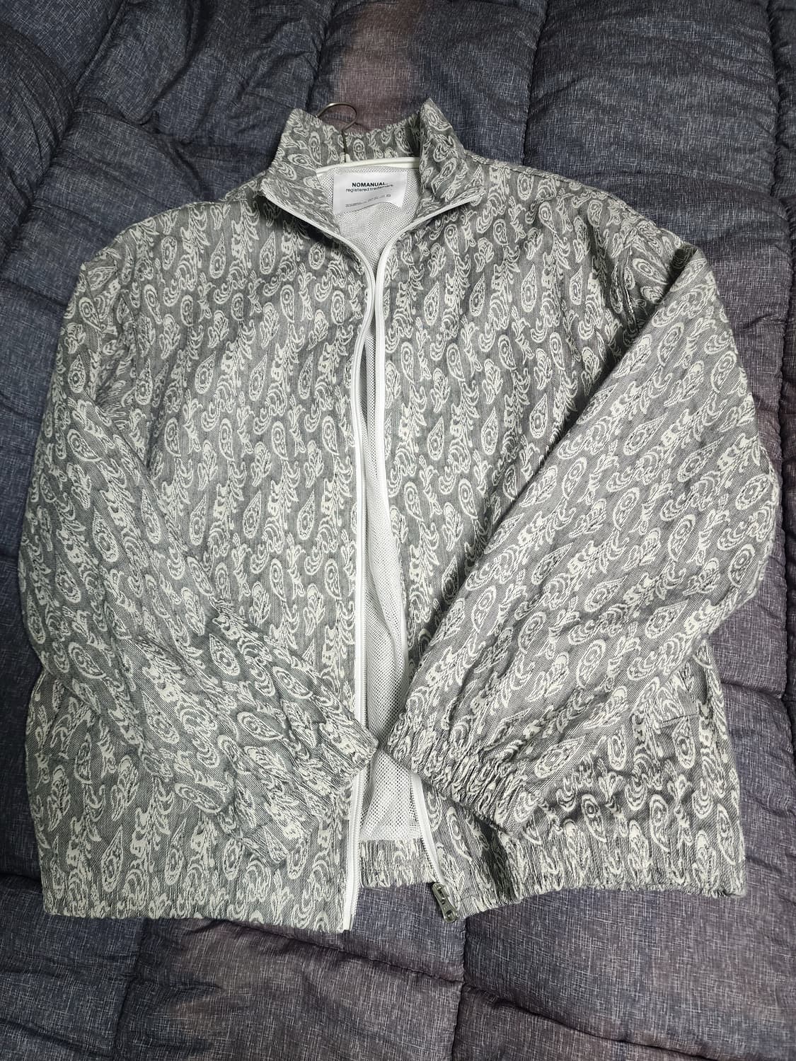 노매뉴얼 페이즐리 트랙탑 블랙 L 상품이미지2