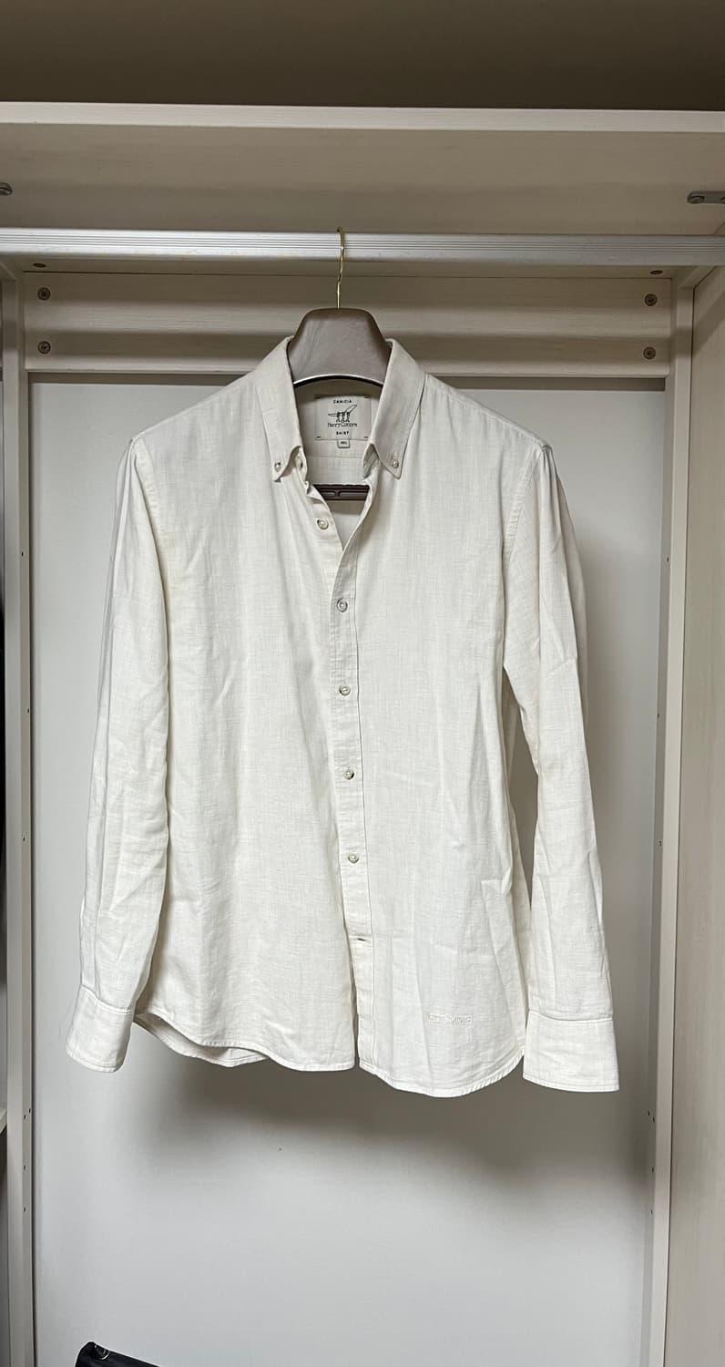 헨리코튼 아이보리 셔츠 상품이미지1