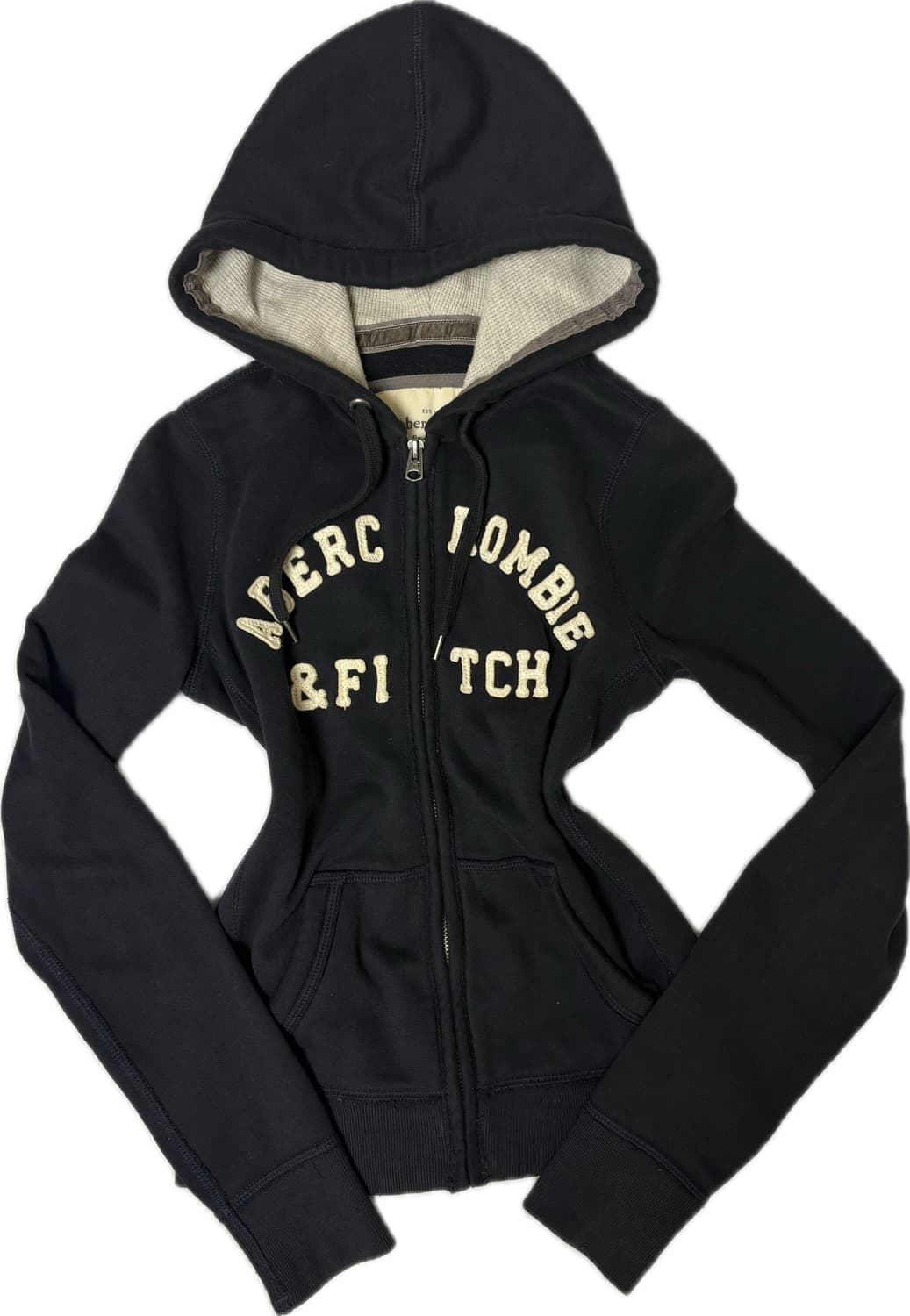 아베크롬비 후드집업 네이비 XS 딱붙핏 상품이미지2