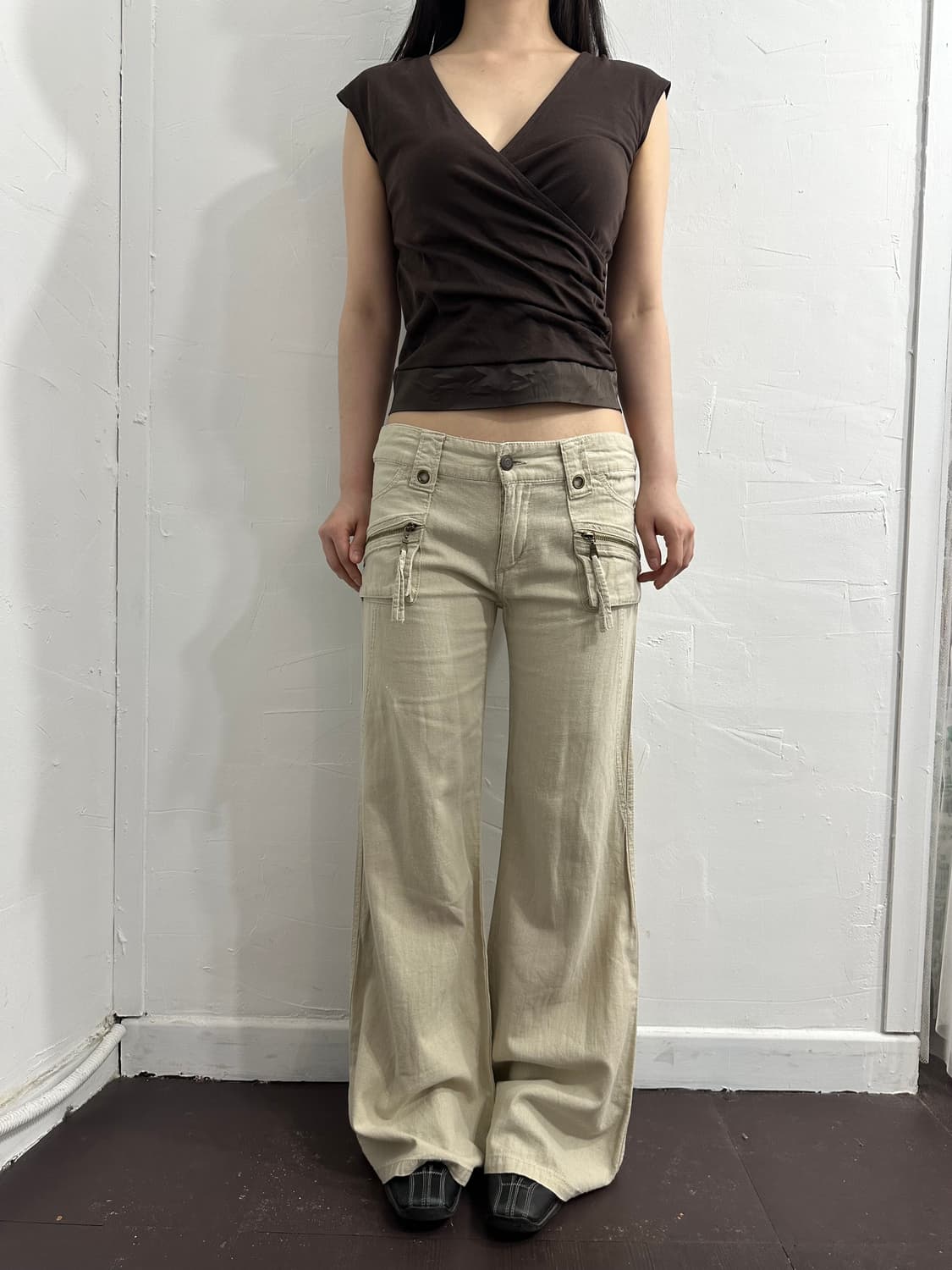 y2k bootscut pants 상품이미지6