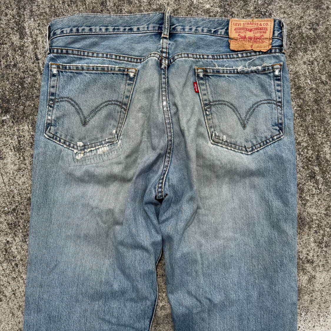 [35] 리바이스 505 누빔 커스텀 데님 팬츠 상품이미지5