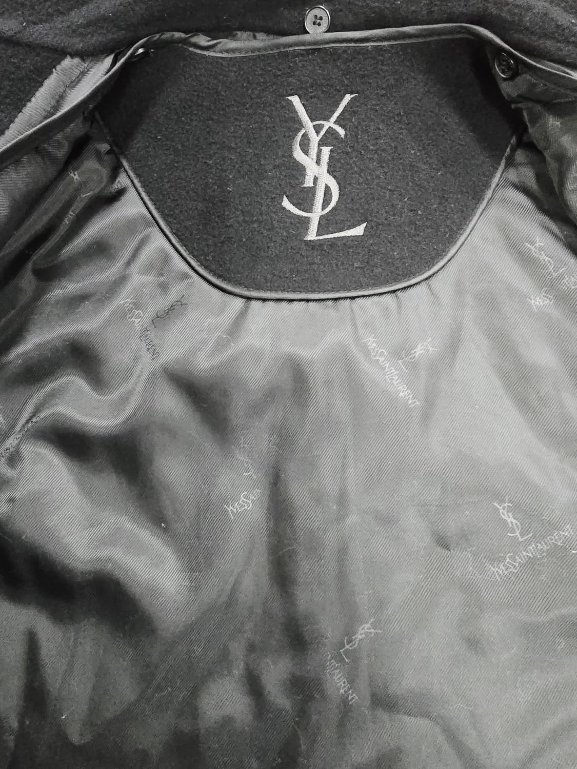 입생로랑 캐시미어 발마칸  코트95 상품이미지8