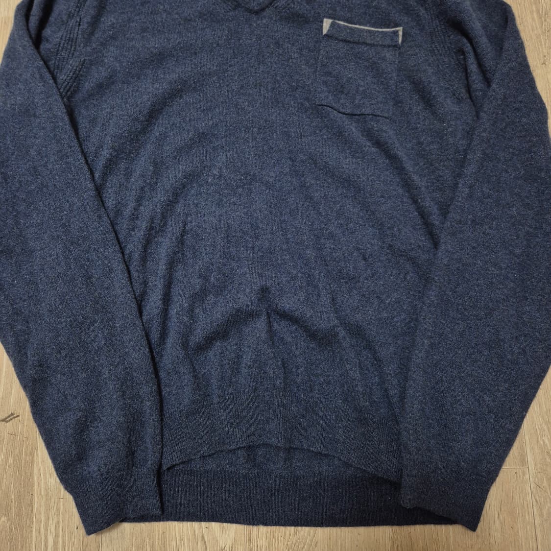 일본판 남성 스탠다드 캐시미어 브이넥 니트 L(100) 상품이미지3