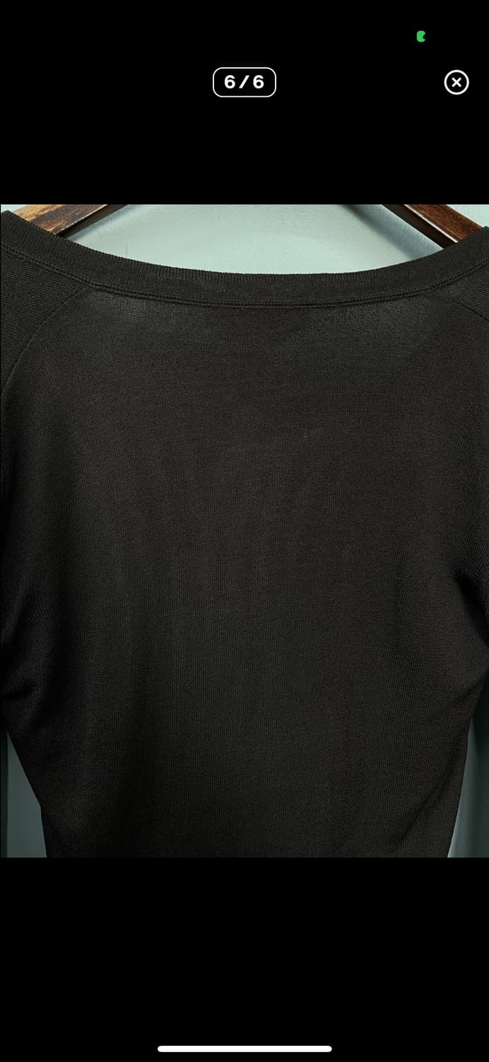 막스마라 브라운 브이넥 가디건 A3176 상품이미지6