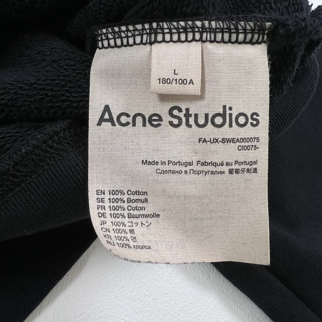Acne Studios 페이스 로고 후드티 상품이미지5
