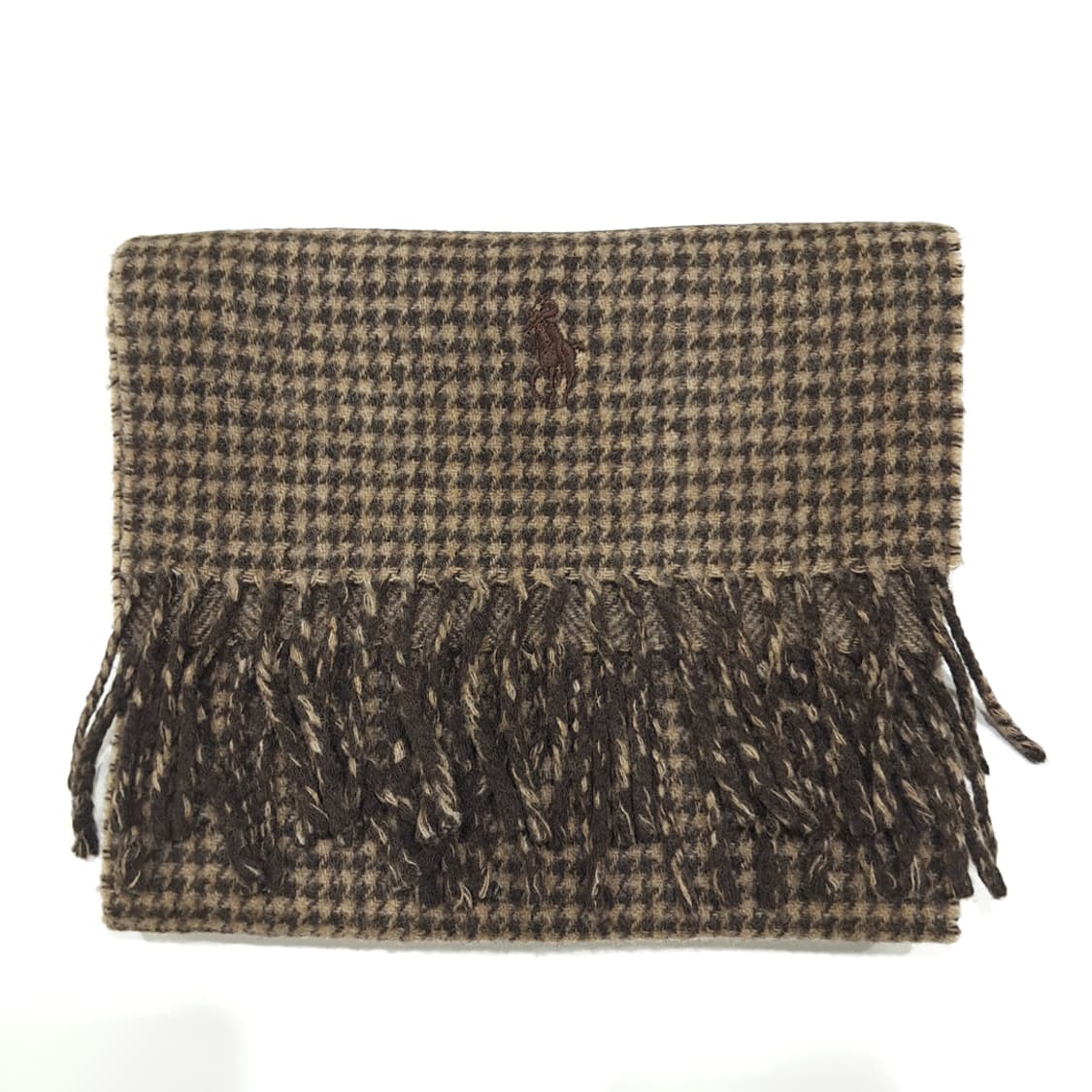 MX452 폴로 브라운 하운드투스 헤링본 머플러 목도리 상품이미지7