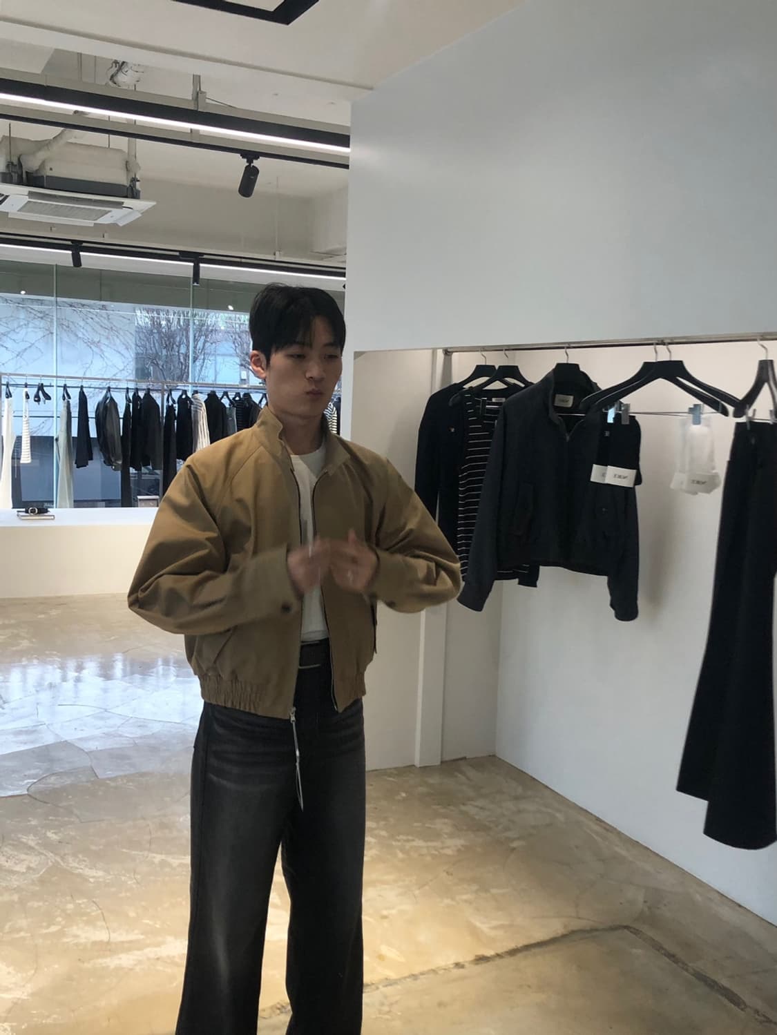 노이스 베이지 헤링턴자켓 상품이미지5