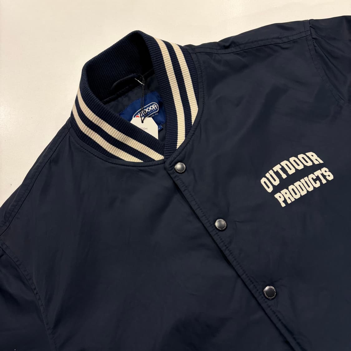[M] 아웃도어 프로덕츠 네이비색 바시티 자켓 B739 상품이미지3