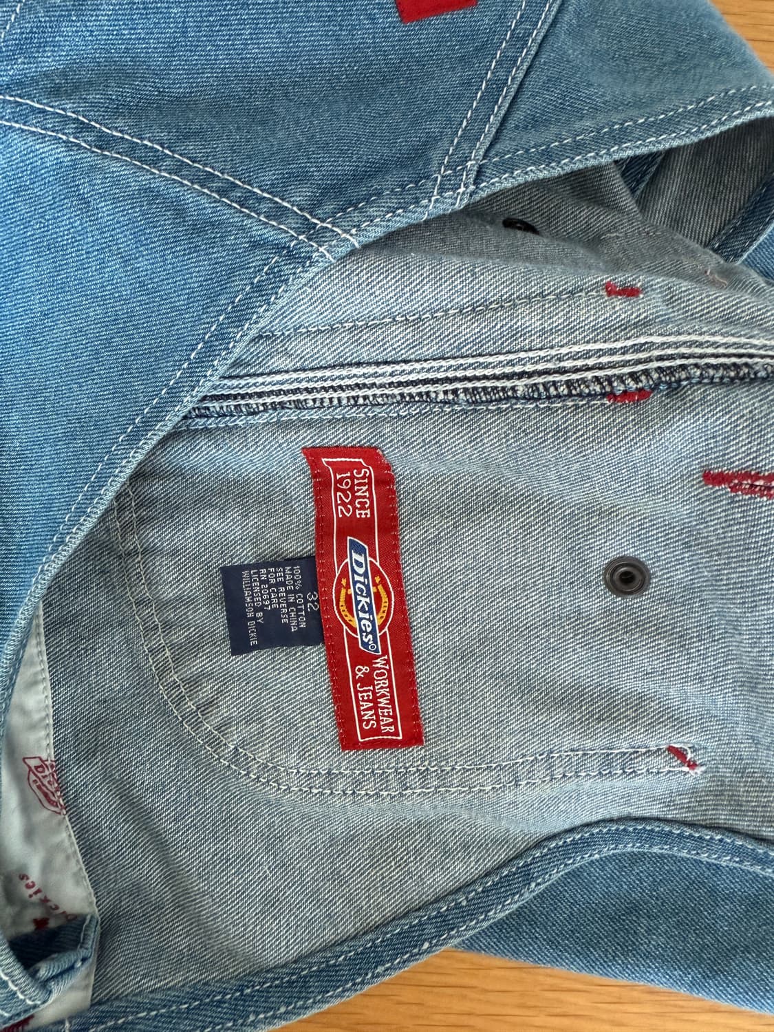 올드 디키즈(Dickies) 데님 오버올 멜빵바지 상품이미지10