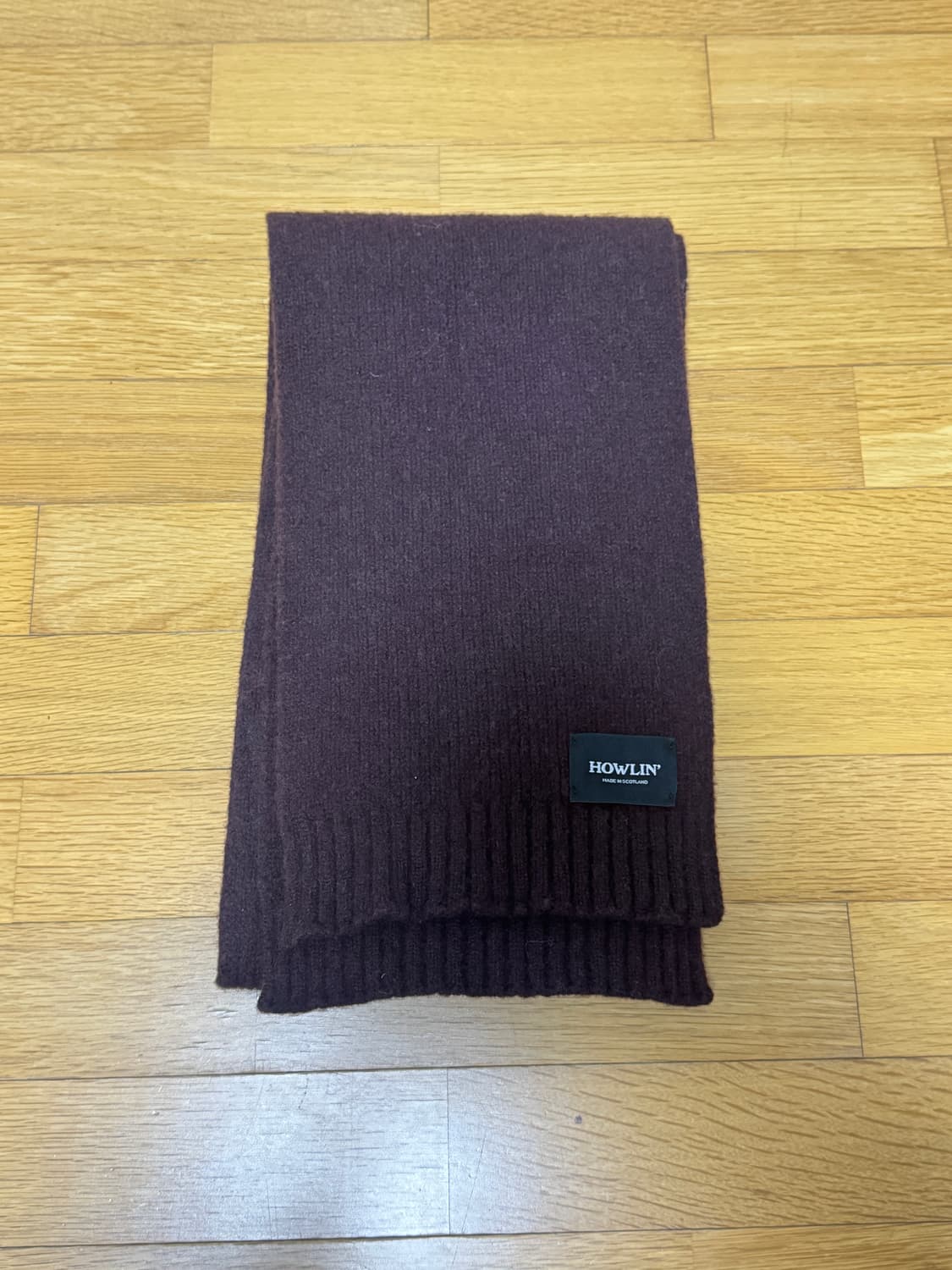 하울린 Howlin' 버건디 머플러 상품이미지2