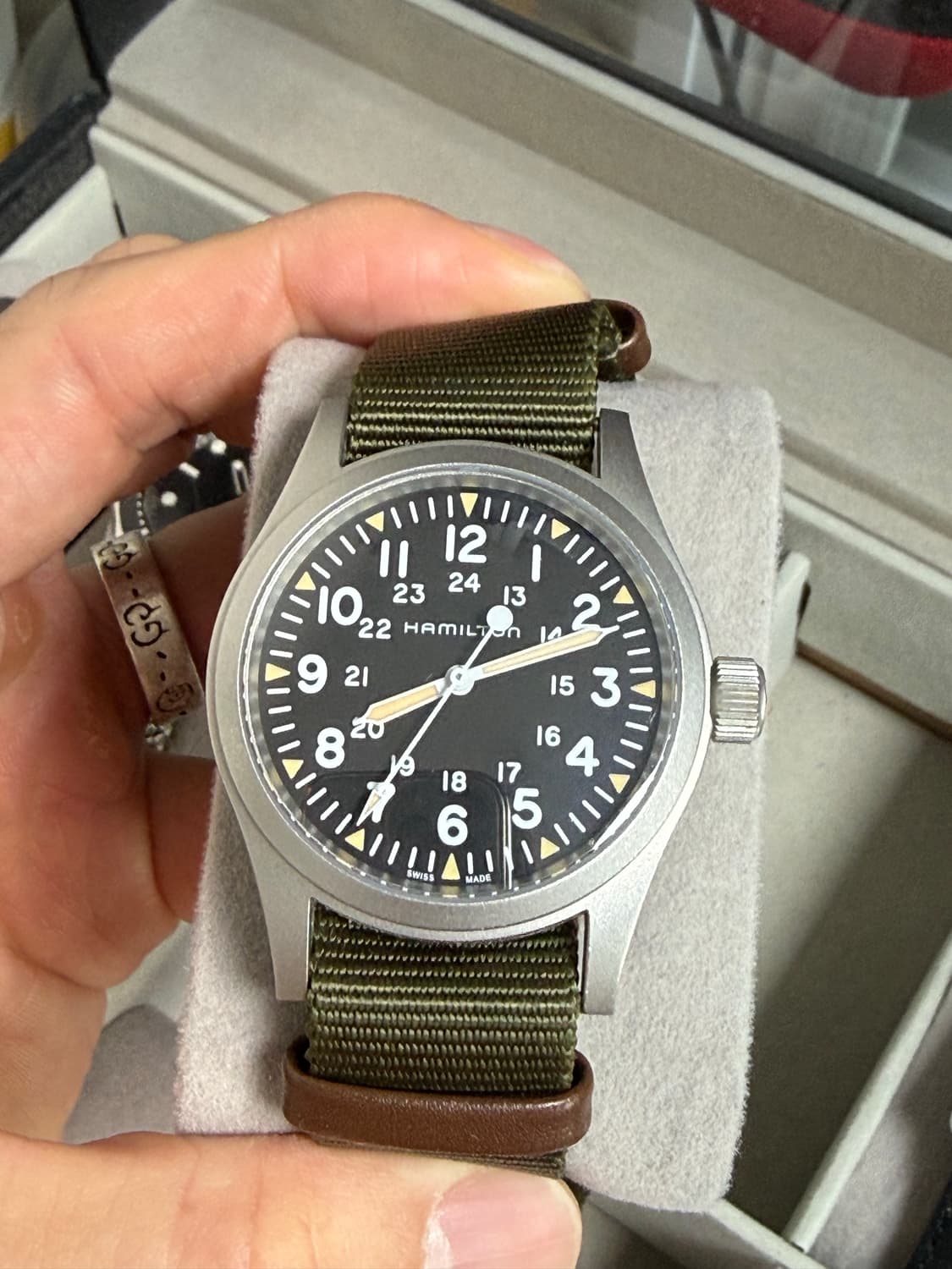 해밀턴 카키필드 메카니컬 상품이미지1