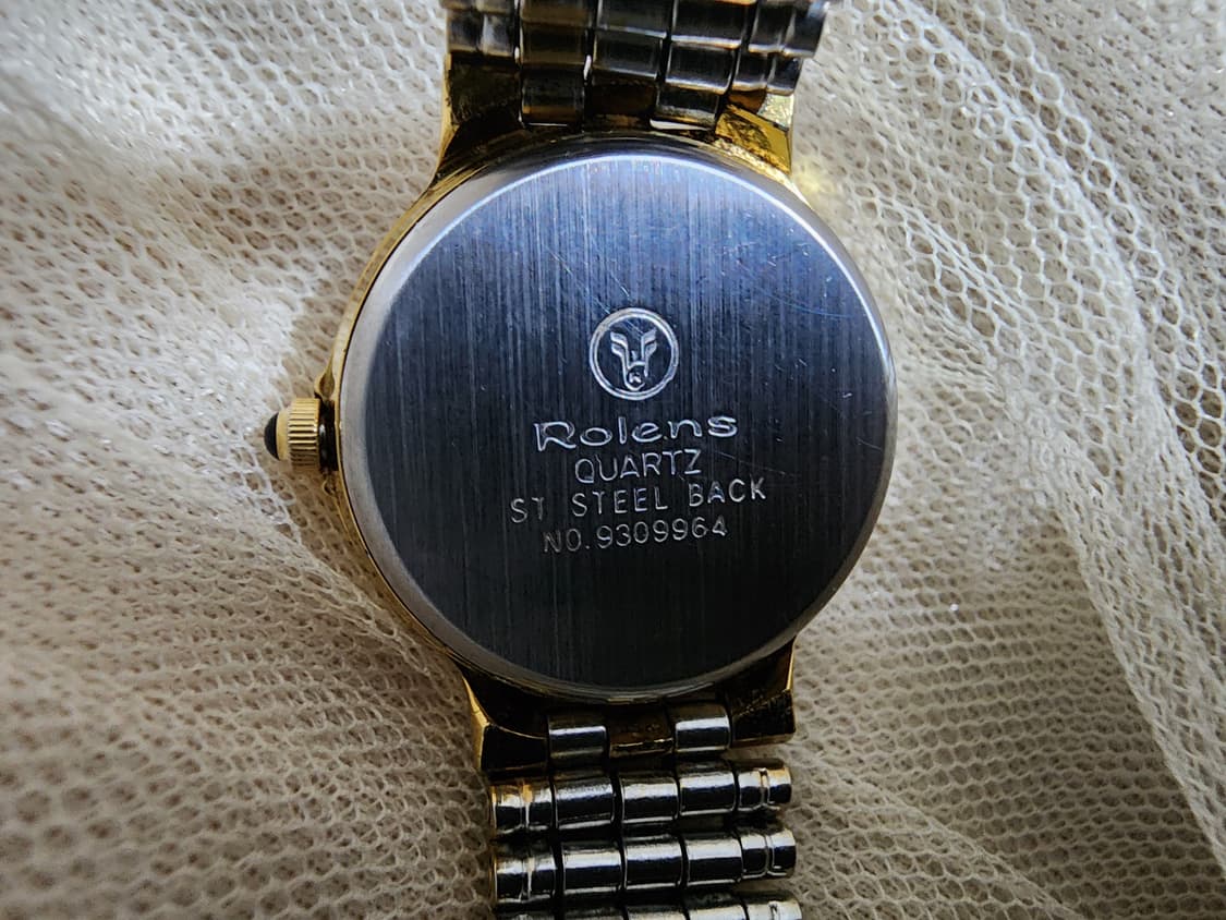 Rolens 로렌스 금장 콤비 여성 시계 상품이미지2