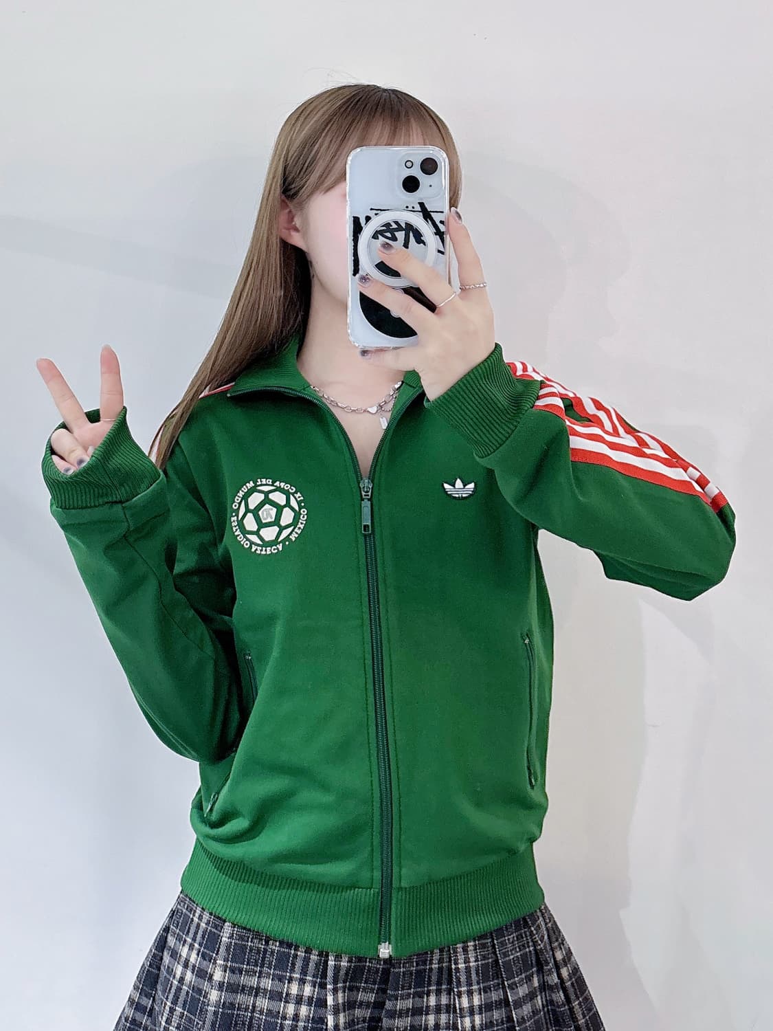 아디다스 멕시코 그린 트랙탑 상품이미지2