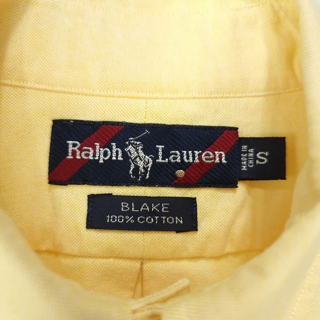 [폴로 랄프로렌] 90s 빈티지 포니 로고 반팔 셔츠 레몬 M20159 상품이미지7