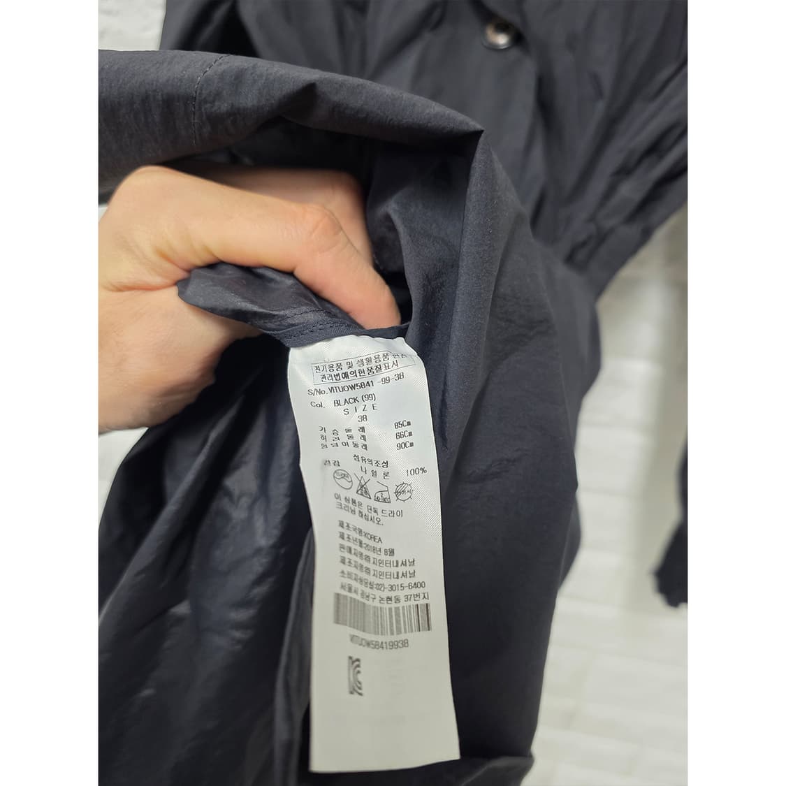택포// M 비비안웨스트우드 블랙 코트  상품이미지3