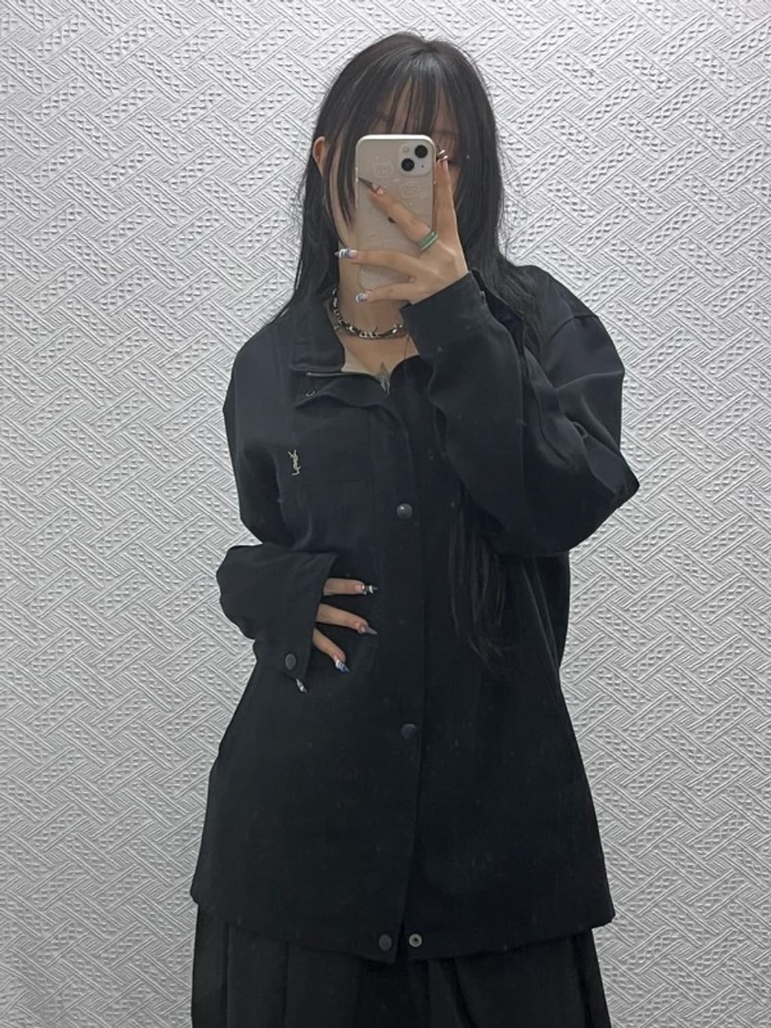 입생로랑 모던캐주얼 스윙톱 블루종 자켓 100 C07811 상품이미지1