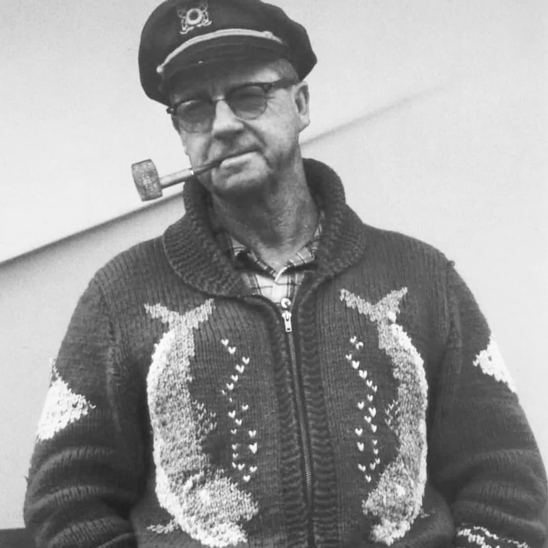 60s Cowichan Cardigan 'Salmon' L sz 상품이미지8