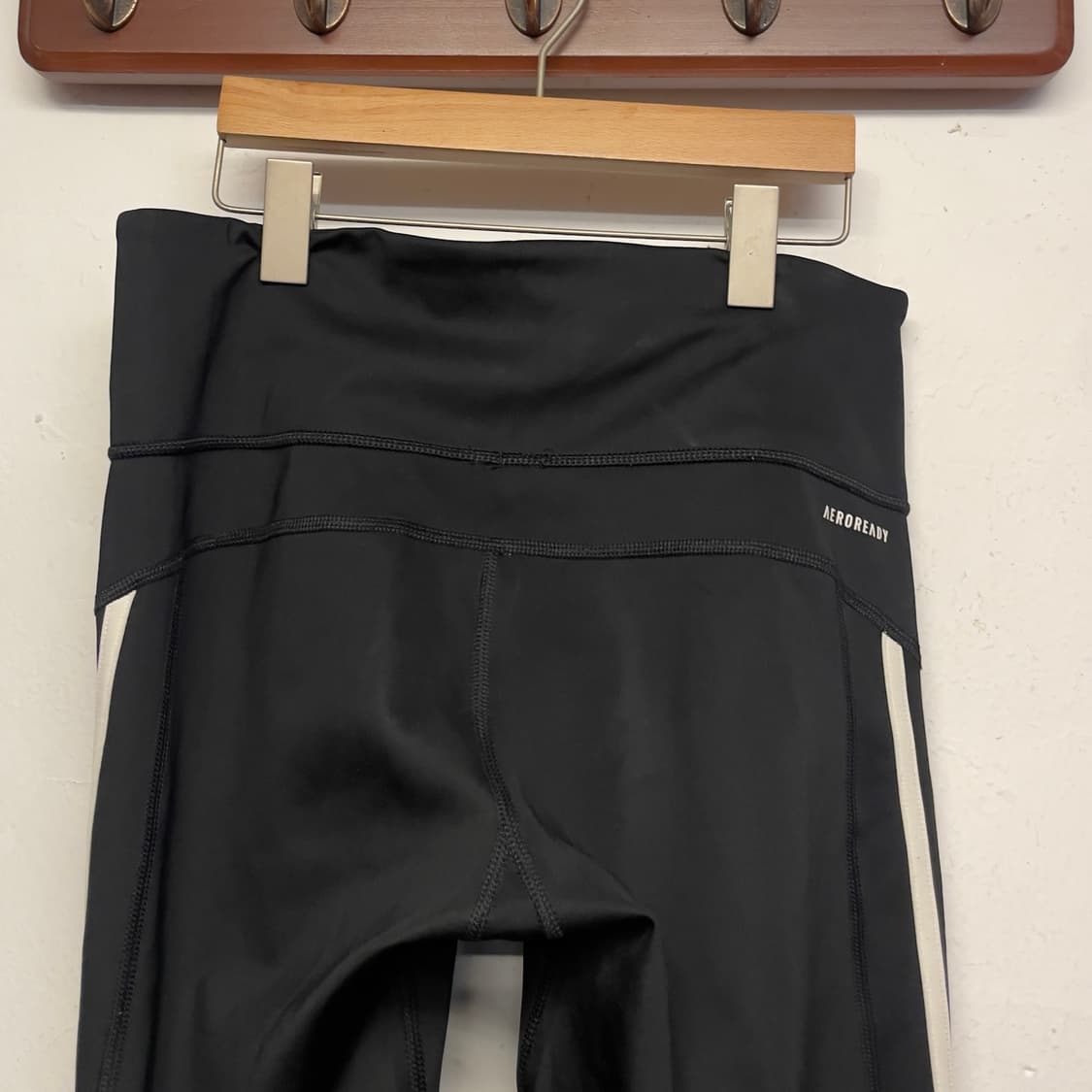 아디다스 (우먼) 에어로레디 블랙 레깅스   상품이미지5