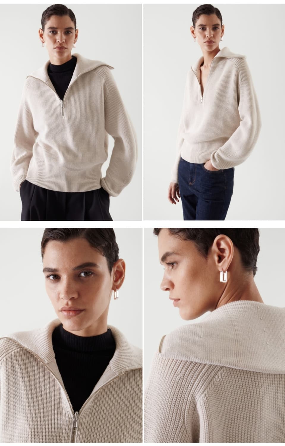 66/77.COS 하프 집업점퍼 상품이미지2