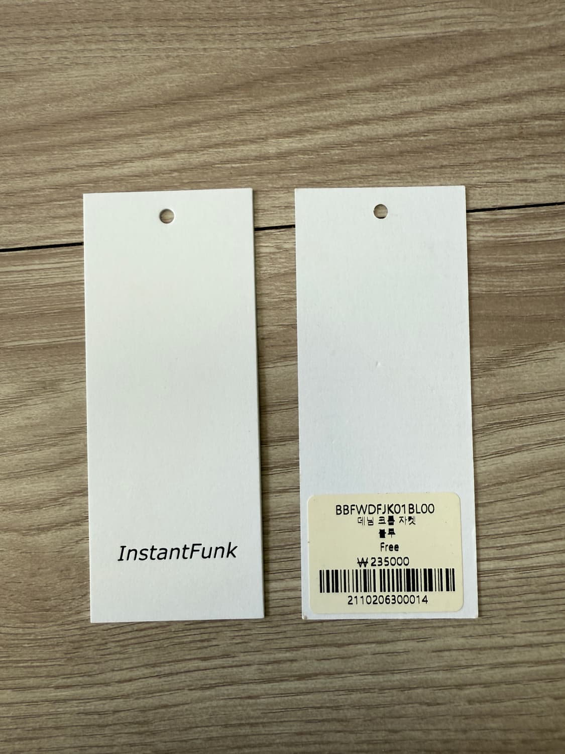 인스턴트펑크 데님 크롭 자켓 블루 상품이미지10