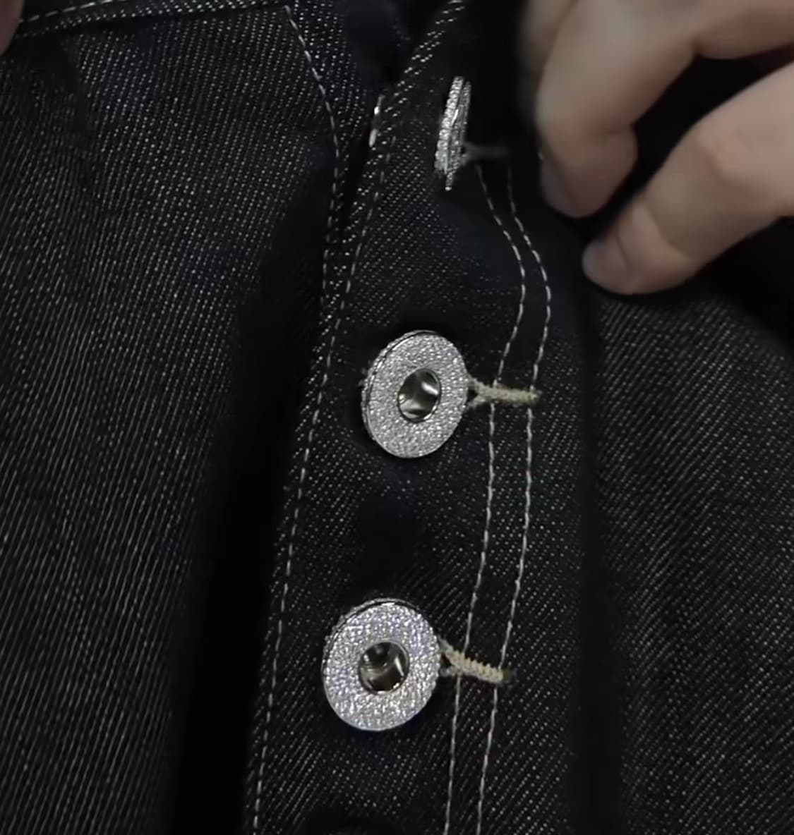 Doncare rhinestone button denim 상품이미지3