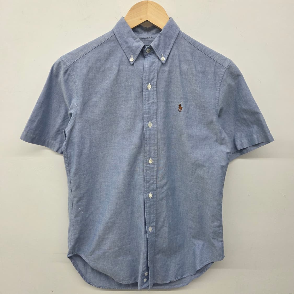 폴로 랄프로렌 반팔 셔츠 블루 여L 상품이미지2