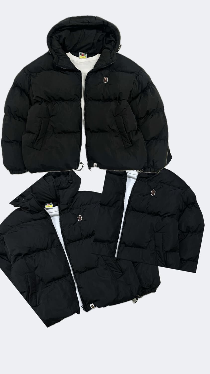 베이프 누빔 패딩 상품이미지2