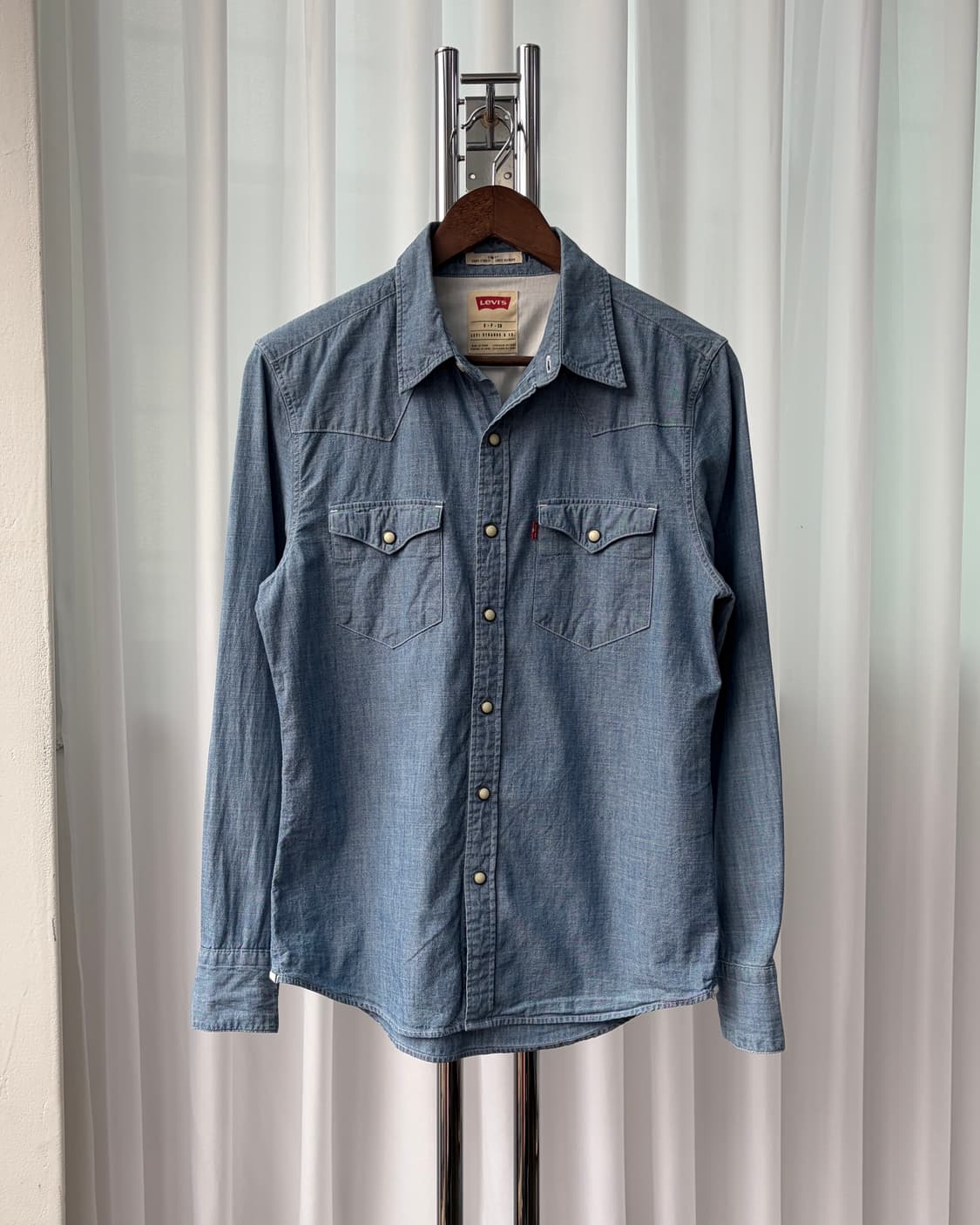 [S]리바이스 샴브레이 웨스턴 셔츠 상품이미지2