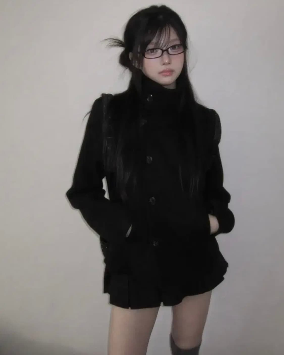 모디무드 TOP 모직 플리츠 스커트 팬츠 상품이미지4