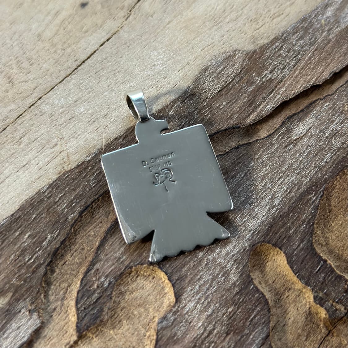 네이티브아메리칸 인디언주얼리 Darrell cadman 썬더버드 펜던트 상품이미지4