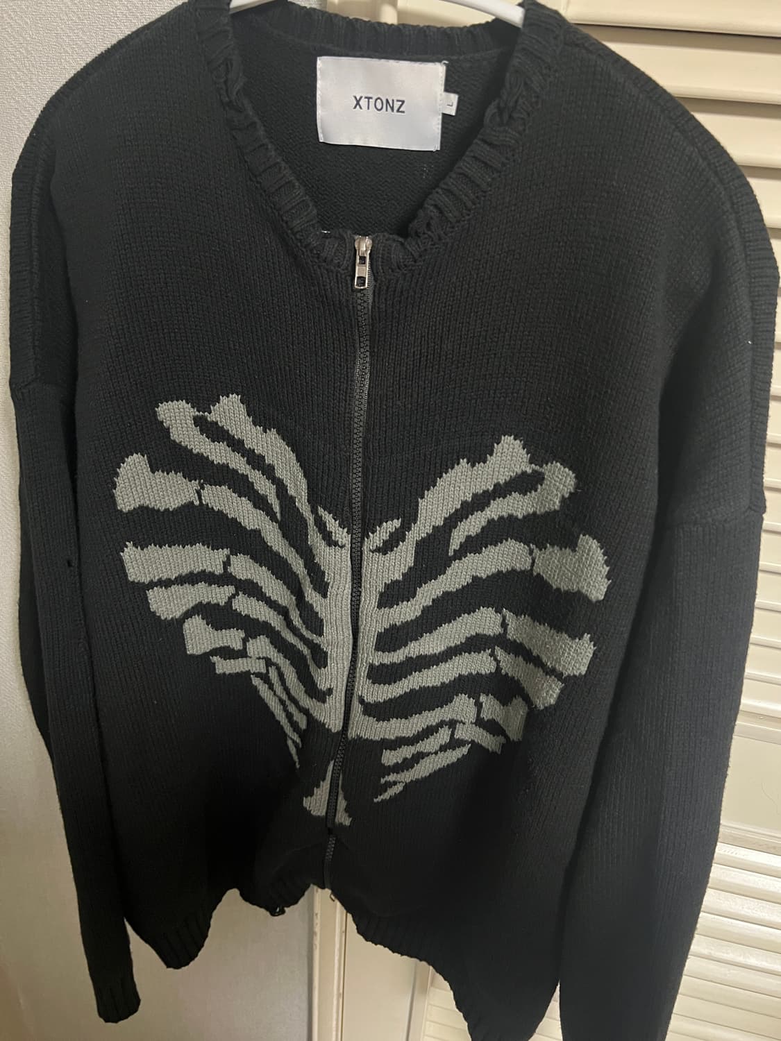 엑스톤즈 보운 니트집업 L size 상품이미지4