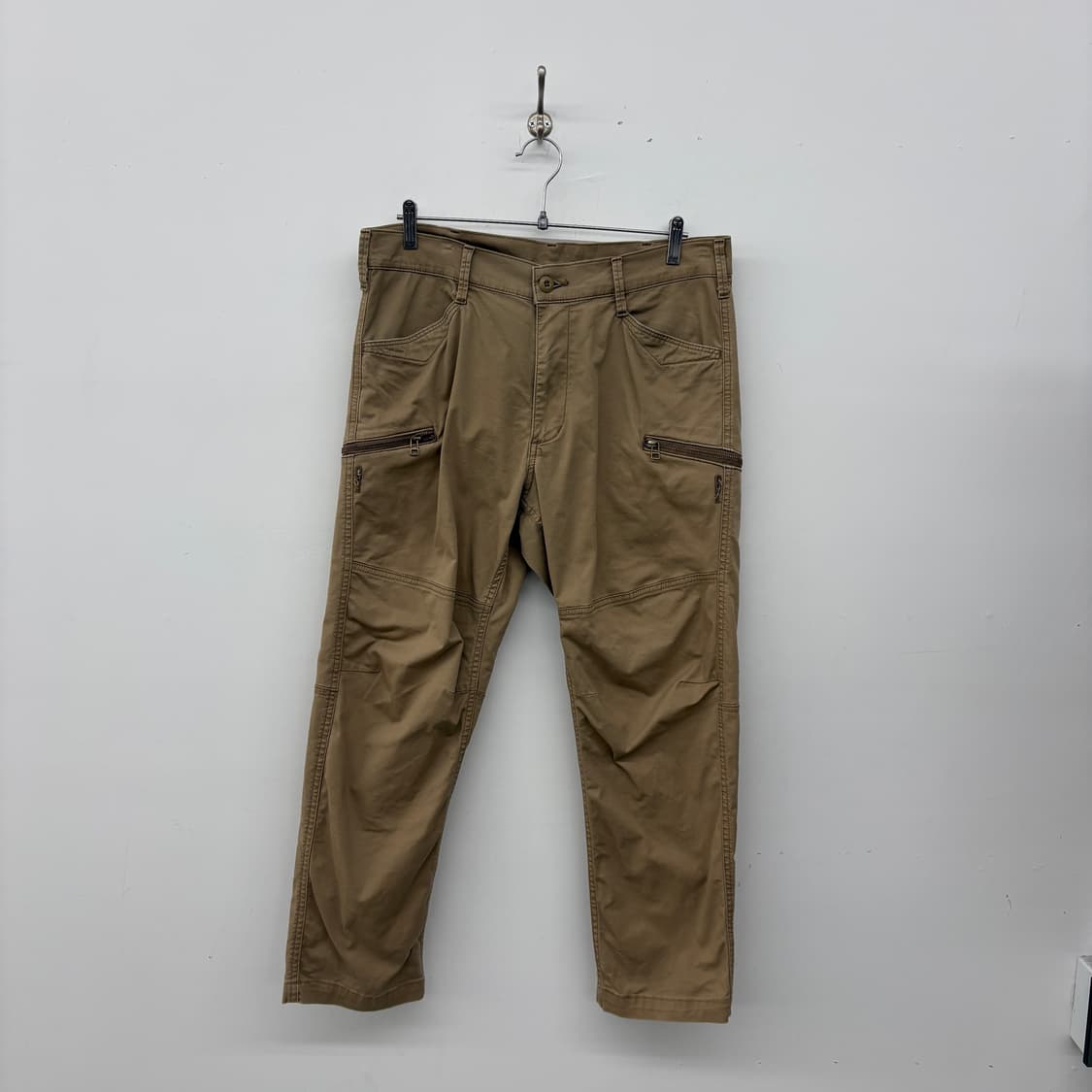 에드윈 빈티지 카키색 남성 카고 바지 34in 상품이미지1