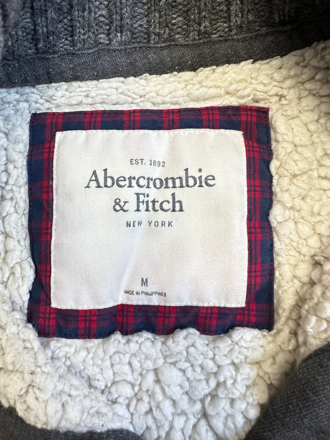 아베크롬비 여성 터틀넥 면자켓 M 상품이미지3