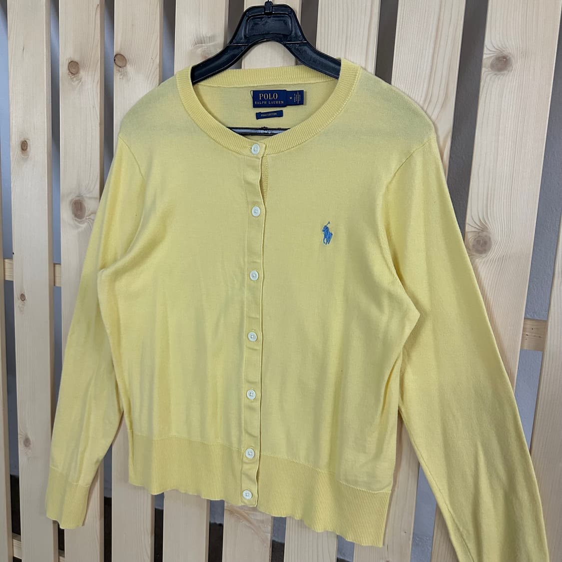 (S) 폴로 랄프로렌 옐로우 니트 가디건 상품이미지2