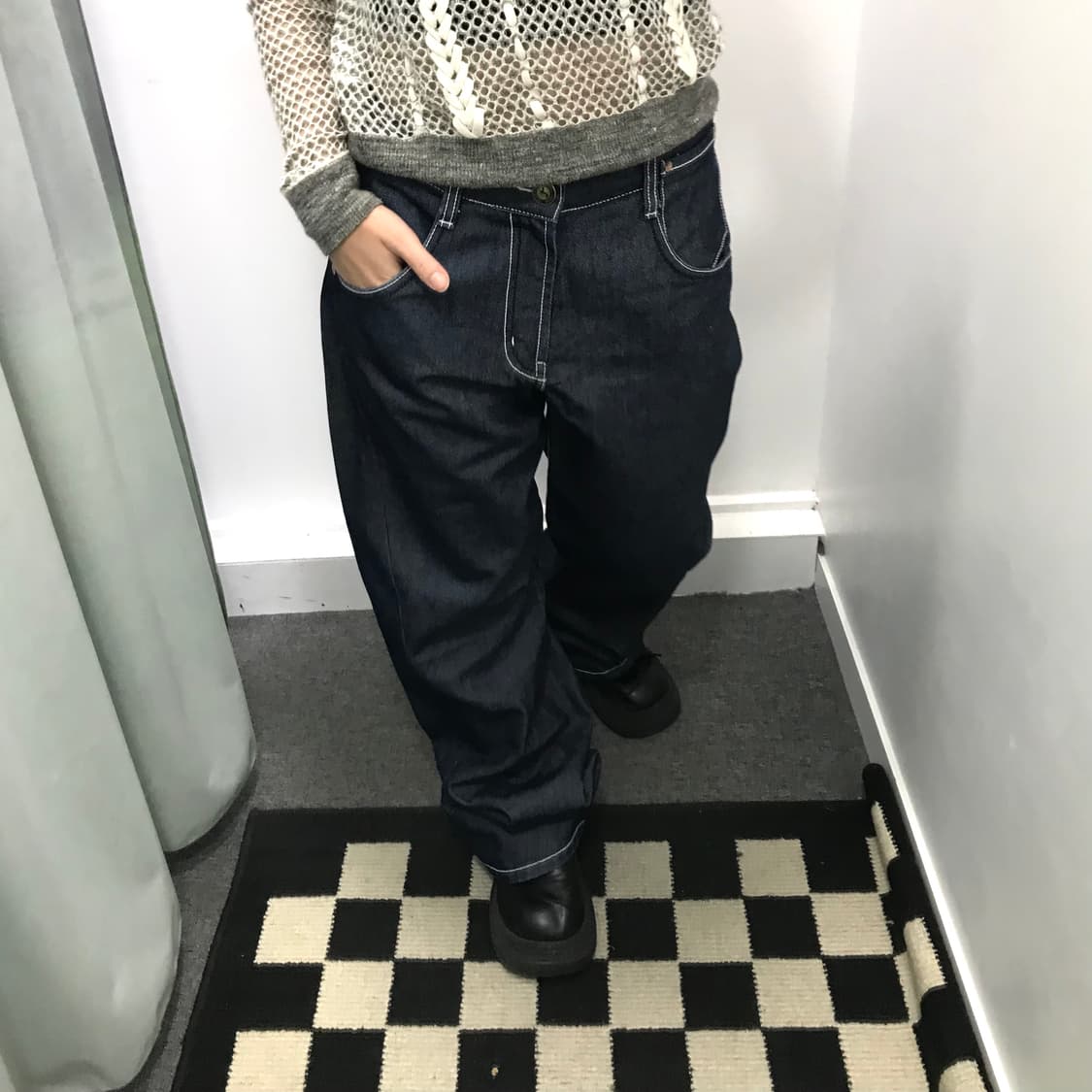 에비수 엔지니어드 데님팬츠 상품이미지4