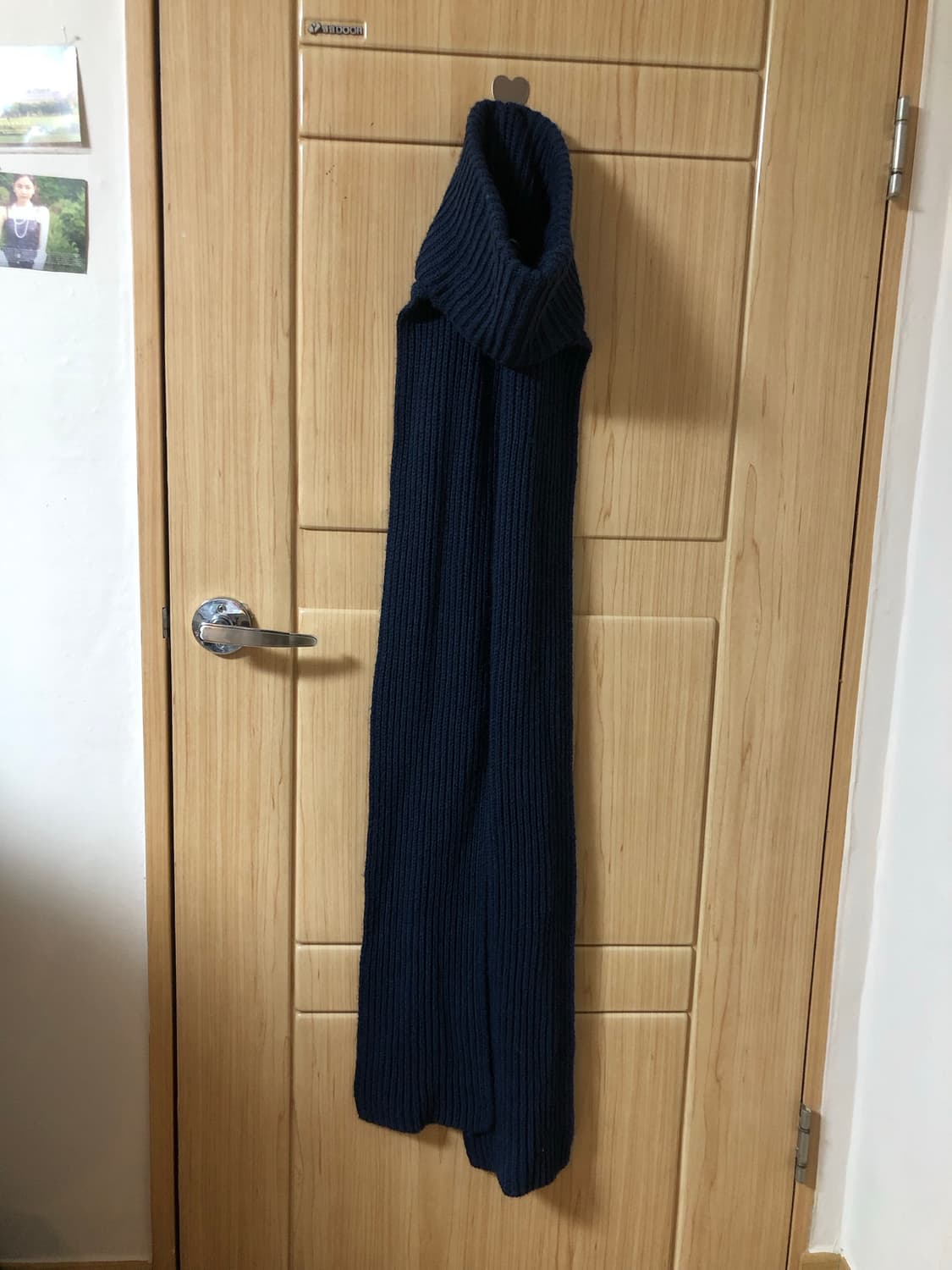 네이비 폴라 목도리 🍱  상품이미지1