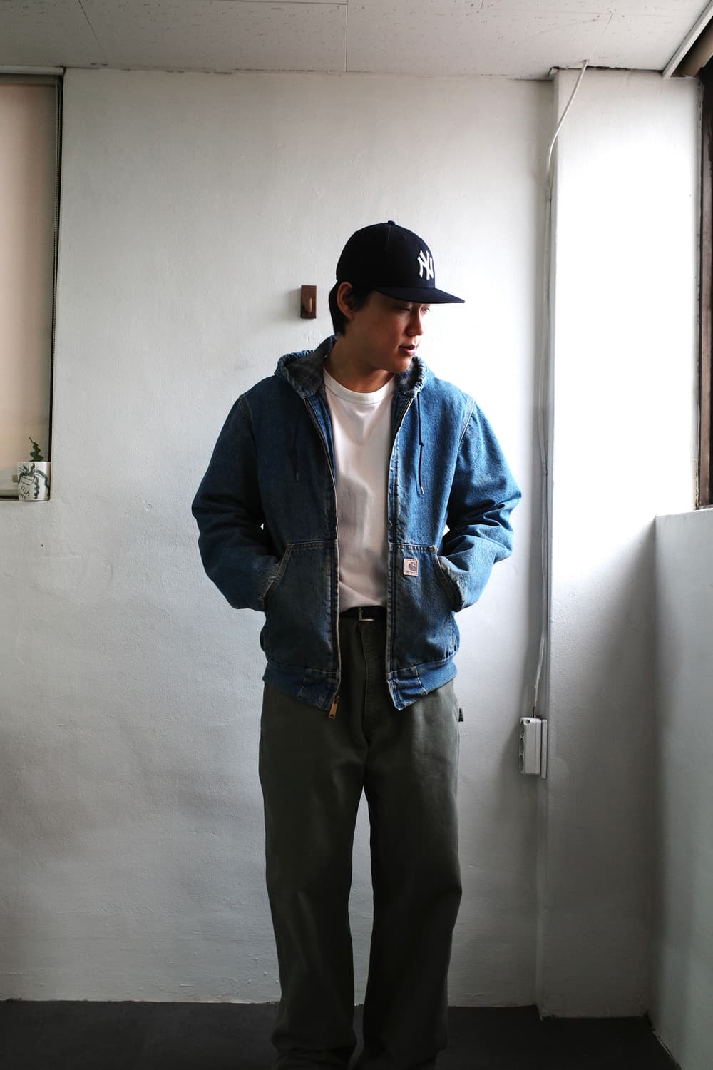 칼하트 데님 액티브 자켓 상품이미지2