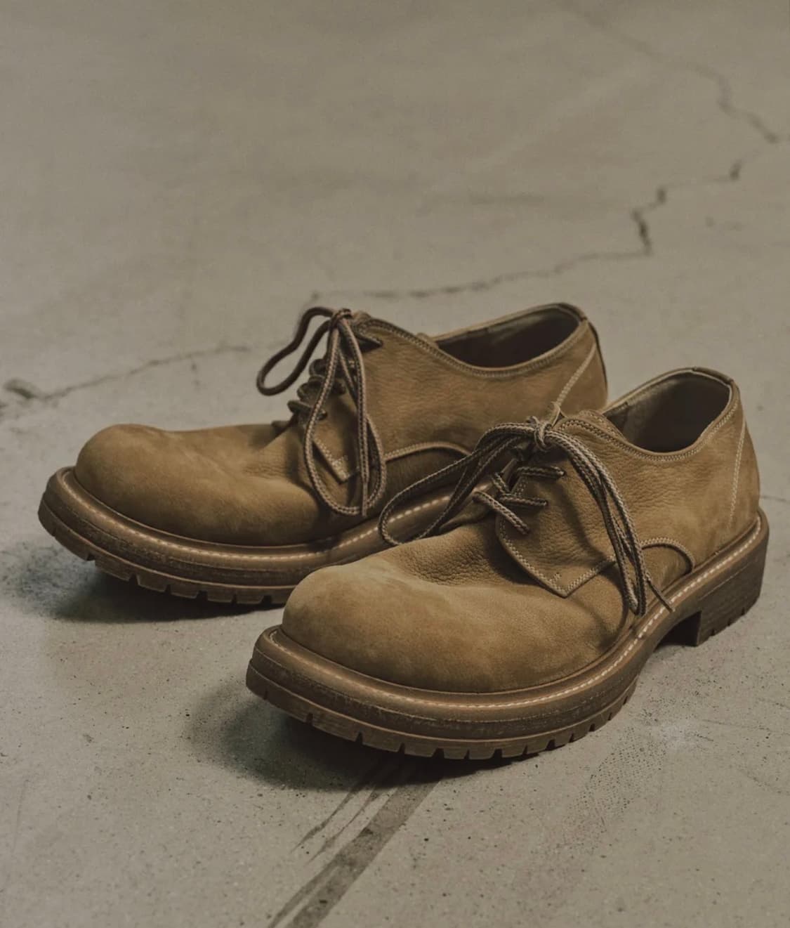 새상품) [로맨틱무브] 빈티지 캐주얼 키높이 더비 (카멜) 260 상품이미지4