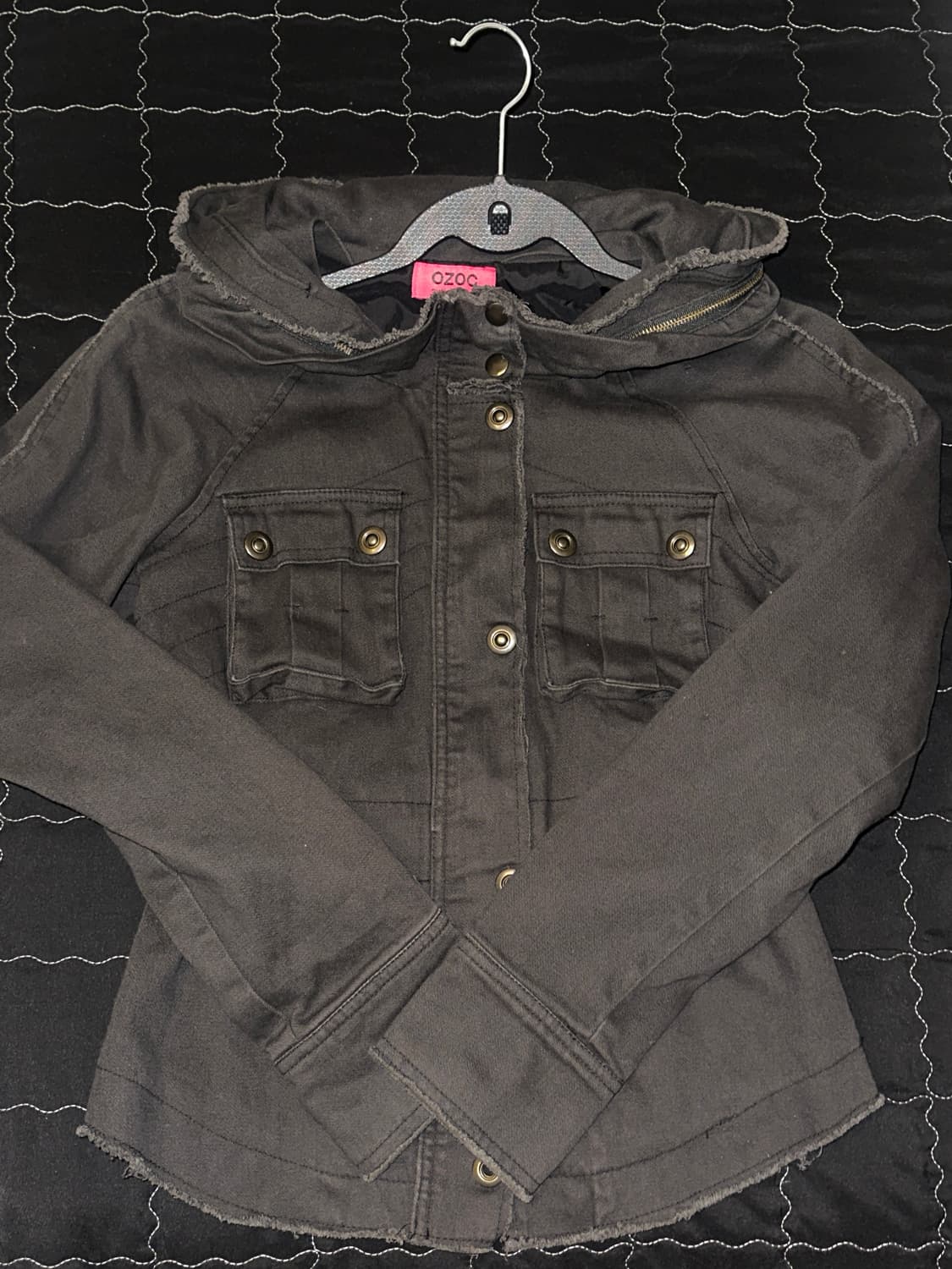 일본 빈티지 포켓 스트링 후드집업  상품이미지1