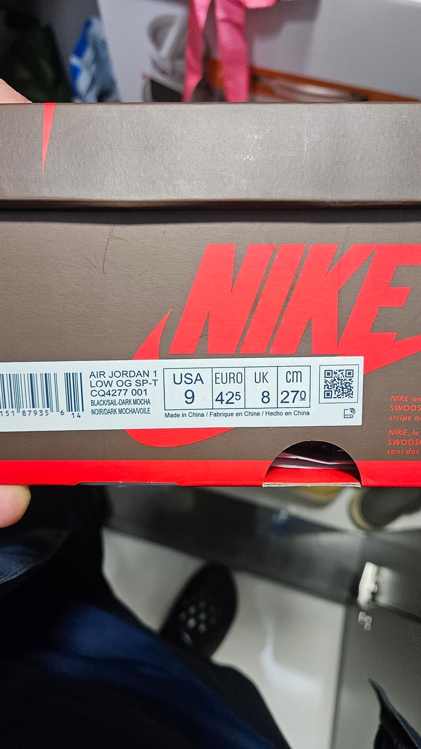 나이키 조던 트래비스 스캇 모카 og 로우 상품이미지5