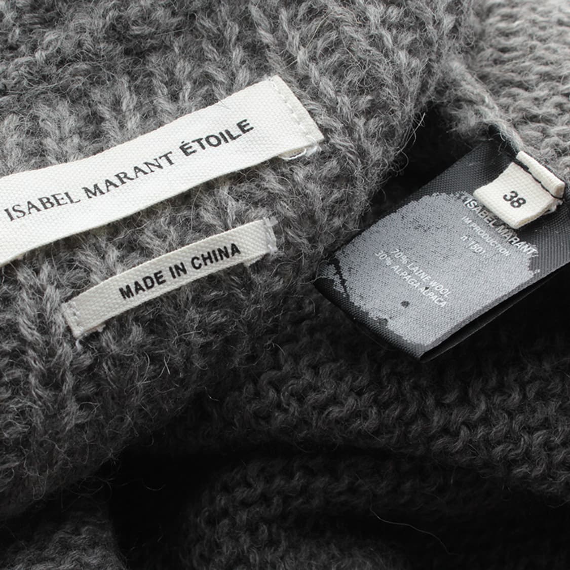 이자벨 마랑 그레이 울알파카 혼방 니트 상의 66 상품이미지3