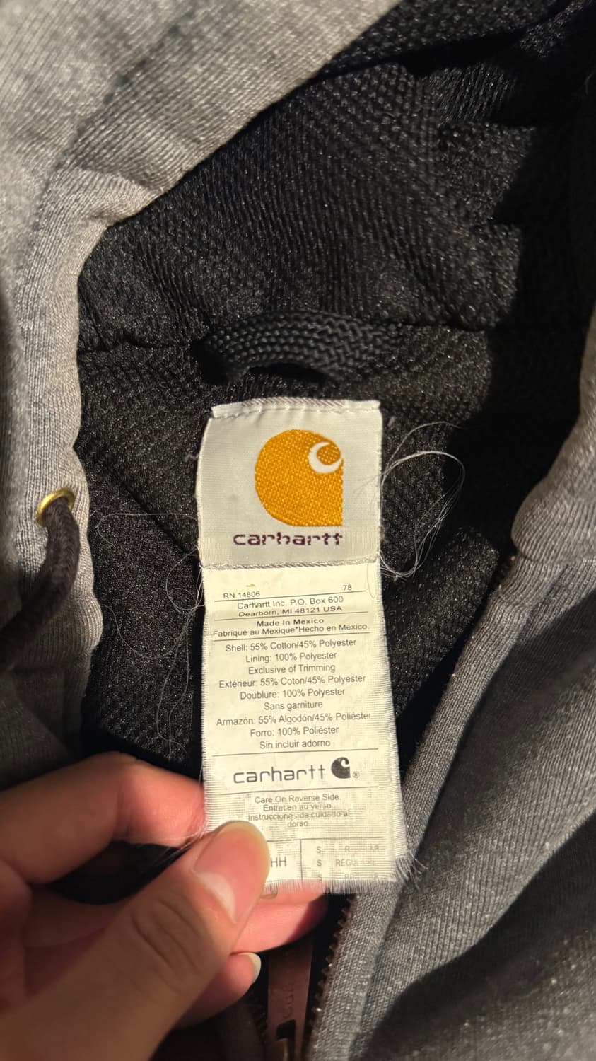 칼하트 US 빈티지 후드집업 상품이미지5