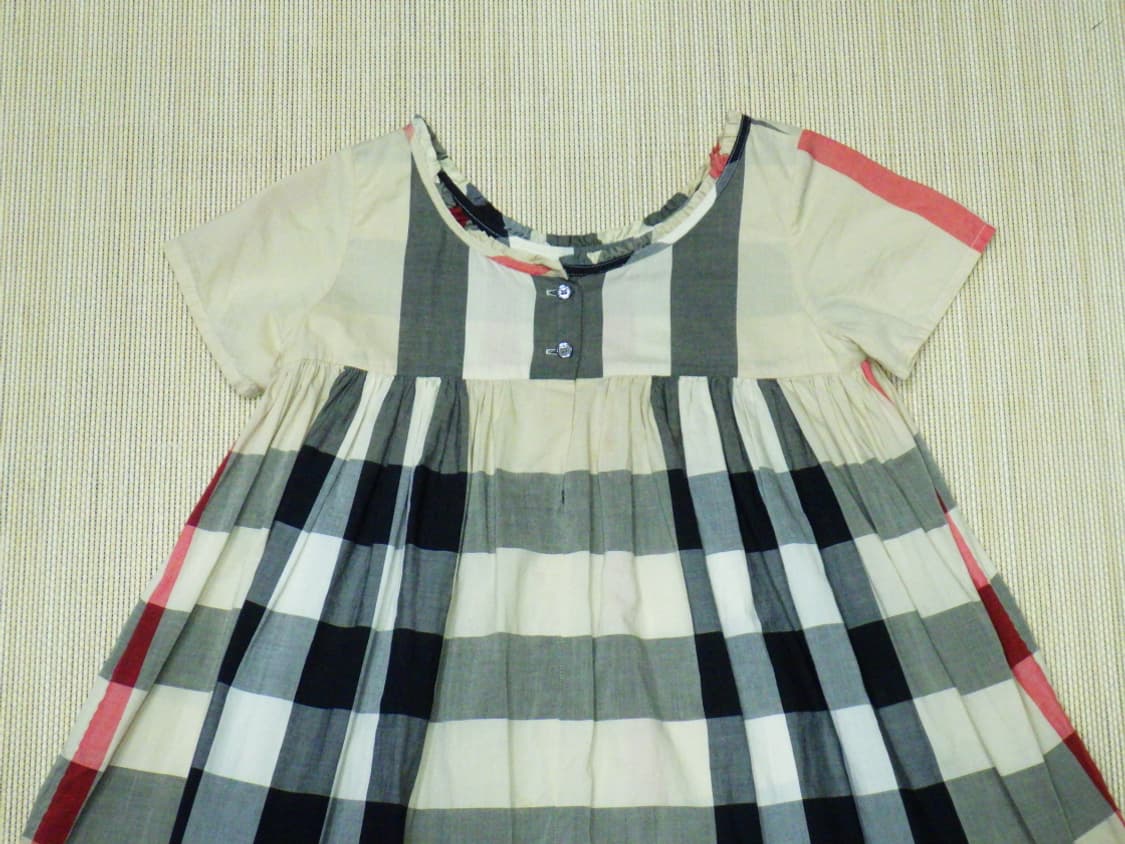 (10Y) burberry 버버리 칠드런 키즈 체크 원피스 상품이미지2