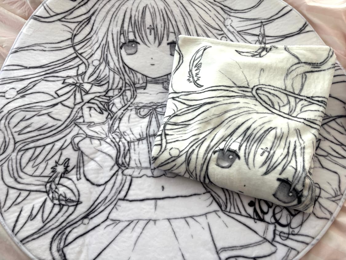 아이당 밀키하트 담요 & 러그 밀키님 idang club 상품이미지1