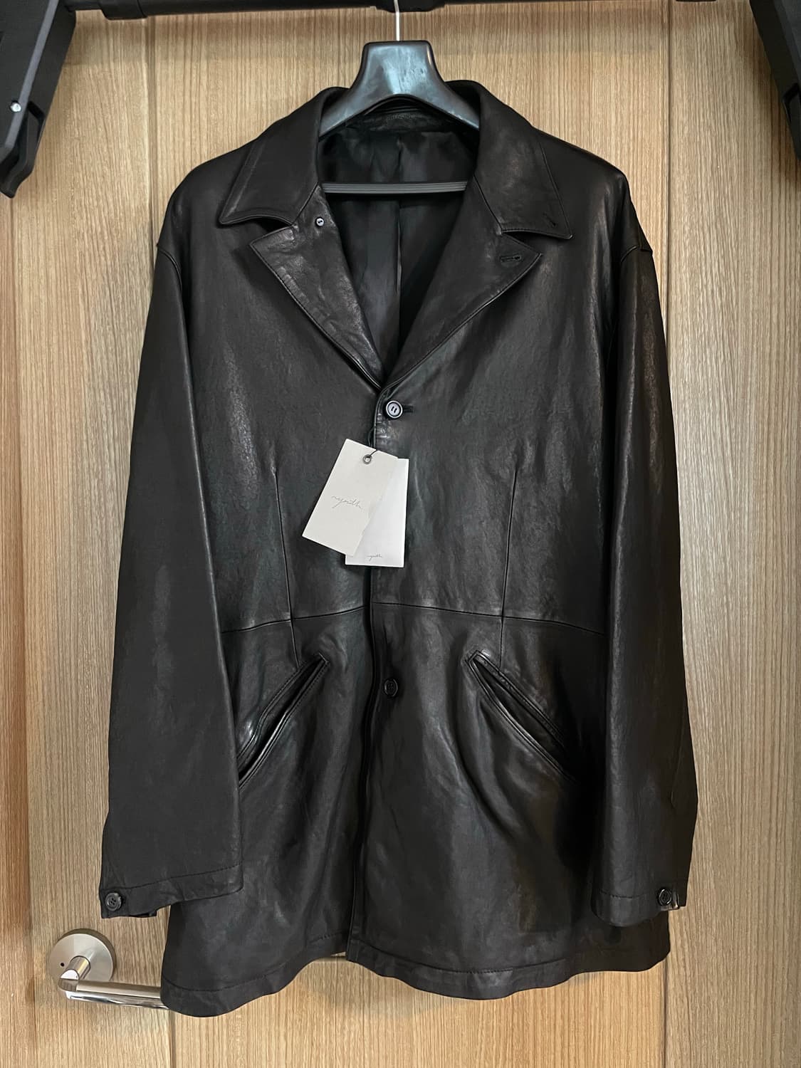 [새상품] Youth 유스 워시드 레더 자켓 M 상품이미지1