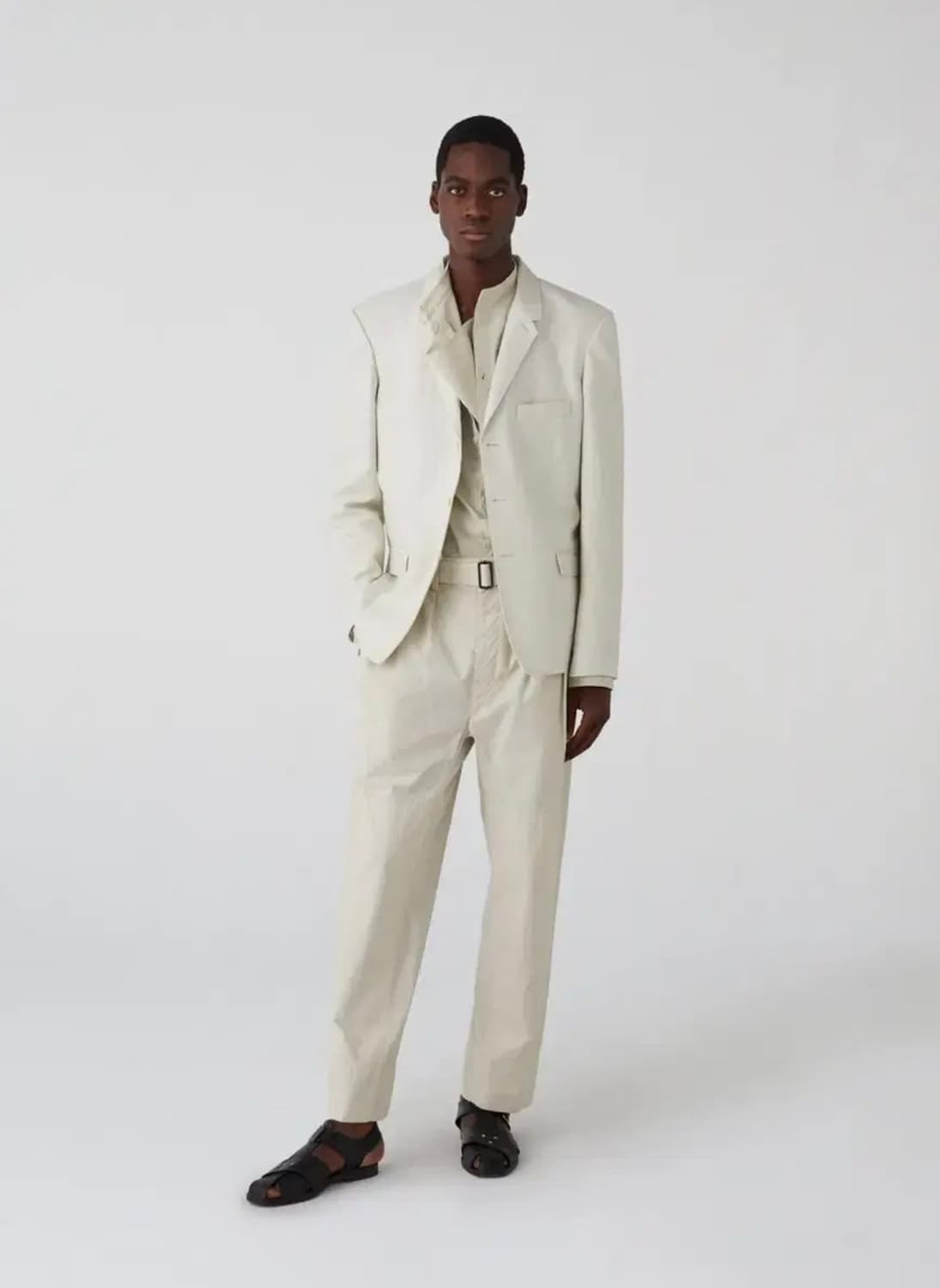 50) 르메르 자켓 펠리컨 그레이 새상품급 택o lemaire 상품이미지3