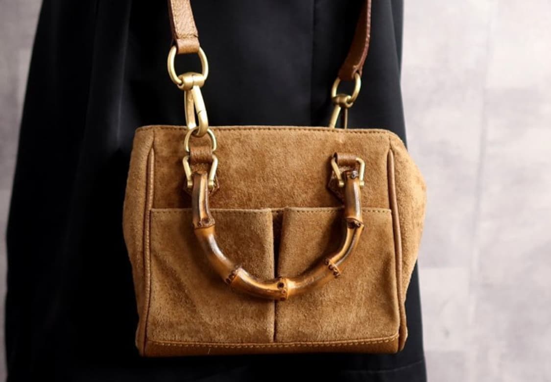 구찌 스웨이드 뱀부 백 상품이미지2