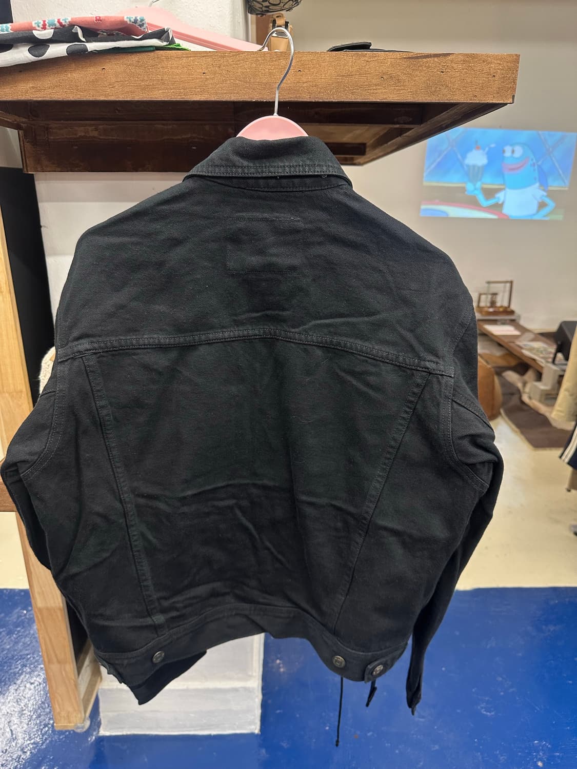 USA wild jeans 블랙 데님 자켓 상품이미지6