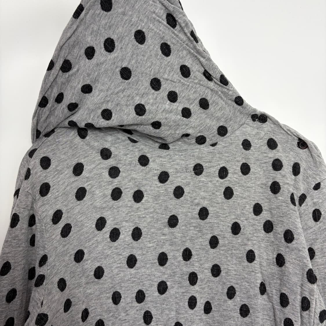 요지야마모토 도트 패턴 니트 티셔츠 상품이미지4